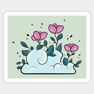 Flower cloud Magnet